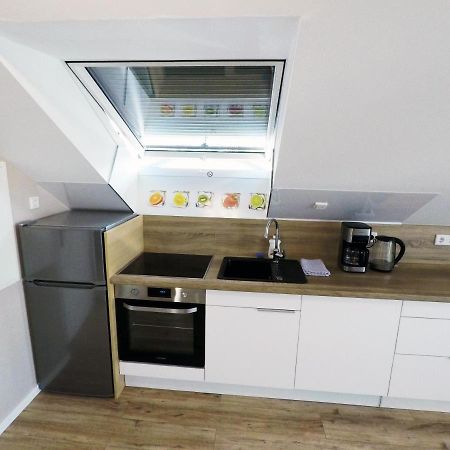 -Neubau- 30Qm Dach-Apartment Fulda Luaran gambar